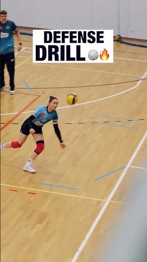 How to Improve Volleyball Defence | Simple & Effective Drill #shorts #volleyball #viral #sports