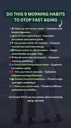 👉 Do This 9 Morning Habits to Stop Fast Aging