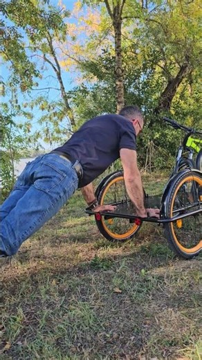 Challenge pompes à vélo