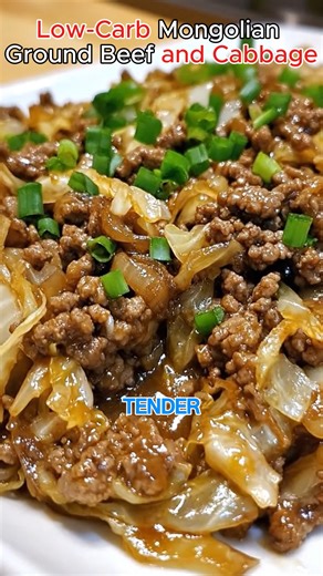 Low-Carb Mongolian Ground Beef and Cabbage Recipe Revealed! | Recipes sophia