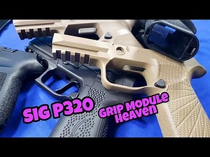 Sig P320: Grip choices.