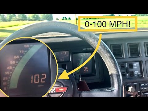 1987 C4 CORVETTE 0-100! (mph)