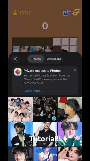 Tutorial on how to add pictures to block blast! #blockblast