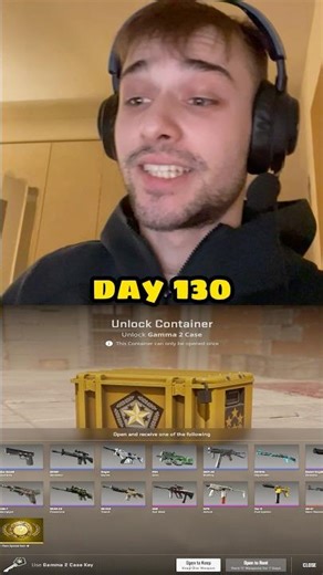 OPENING 1 CASE EVERY DAY UNTIL I GET A GOLD day 130 #shorts #cs2 #csgo #counterstrike #case