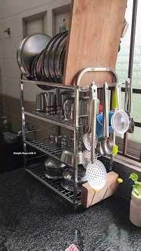 simple openkitchen | Kitchen organization ideas tamil #tamil #kitchen #minivlog #nonmodularkitchen