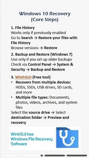 How to Recover Deleted Files on Windows 10 & Mac | Free & Easy Methods #windows #mac