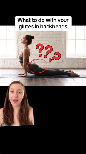 Catie Brier AKA Queen Shrimp 👑 on Instagram: "No, you should not relax your glutes to “help your low back” 🙅‍♀️ (I wasn’t going to repost this, but my last rant got a lot of comments about wanting this info, so here we are 😅) Short version: While in a backbend, one of the glutes primary functions is hip extension. So knowing this, why would you NOT engage them when trying to lengthen your hip flexors❓ Anytime you bend your low back in backbends, you should then focus on hip flexor extension s