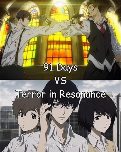 Series vs Series Part 31 | 91 Days vs Terror in Resonance | #shorts #anime #91days #zankyounoterror