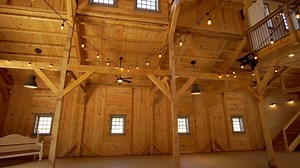 BarnTube Tuesday This week we're touring a party barn in California. Wait until you see inside! The beauty of post and beam interior speaks for itself, doesn't it? View more projects & request a catalog to learn more: http://bit.ly/scpbhomepage | Sand Creek Post & Beam