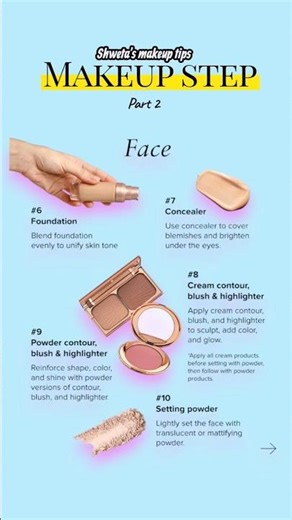 makeup step part 2 #makeupsteps #beautyinspiration #makeuphacks #subscribe #makeuptips #shorts