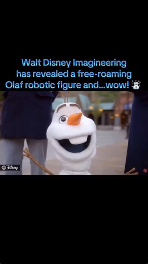 Danny Cox | Wonder if he likes warm hugs - Walt Disney Imagineering has unveiled free-roaming Olaf robotic figure and just…wow! ☃️ The new figure... | Instagram
