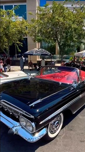 “Black & Red ’59 Impala — The Definition of Real Lowrider Art 🔥🕶️”