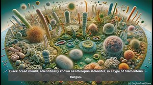 Black bread mould in biology