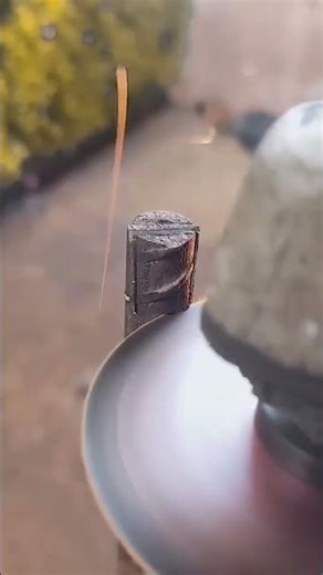 cutting stage on a crowbar using a special tool