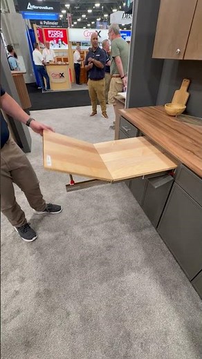 Pull-out table in a drawer? Meet the Salice Atim LUNCH. Would you use this? 🍽👇 #Salice #Atim