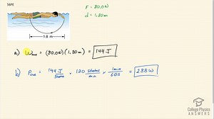 OpenStax College Physics Solution, Chapter 7, Problem 56 (Problems and Exercises)