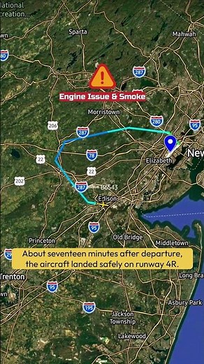 JetBlue Flight N640JB ✈️ Newyork 🇺🇸 to West Palm Beach 🇺🇸 Declared Emergency Amid Engine Issue
