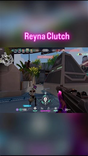 | Reyna Clutch !! #gamingclips #valorant #clutch #ace #reyna