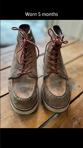 Red Wing 6 Inch Classic Moc Toe in SB Foote Dusty Rose Abeline