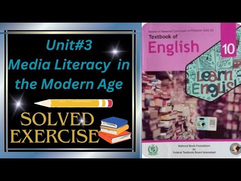 Class 10th English NBF Unit#3 Solved Exercise Federal Board|| Educational Hub