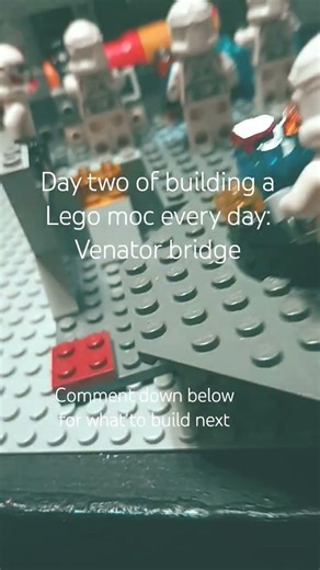day two of building a Lego Star wars moc every day