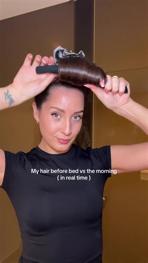 Overnight Heatless Blowout Hair Hack