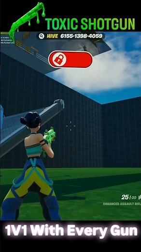 1v1 With Every Gun How to unlock TOXIC SLIME SHOTGUN