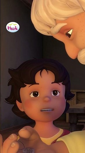 🪙🤔 What's that? An old locket? I bet Grandpa knows where it came from! 🏔️💛