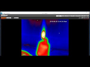 Dahua Thermal IP Camera Flame/Fire Detection