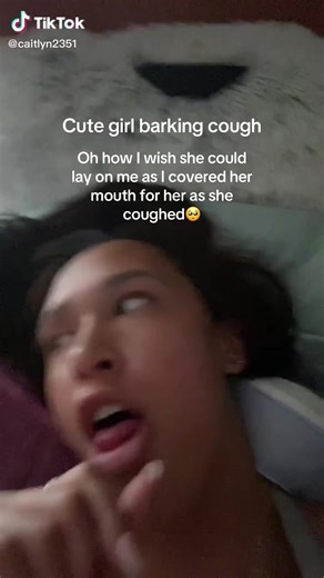 Girl barking cough #cough #coughing