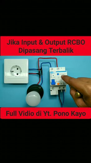 Bagaimana jika input dan output RCBO dipasang terbalik Bagaimana jika input dan output ELCB dipasang terbalik #RCBO #ELCB #instalasilistrik #tekniklistrik #teknikelektro #tukanglistrik #teknisilistrik #reelsviral #vidioviral #viral #fyp #trending #popular #populer Pono Kayo @pengikut @sorotan | Pono Kayo