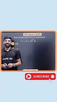 🔥 JEE Mains 2025 PYQ on Binomial Theorem #jeemains #jee #pyq #jeemains2025