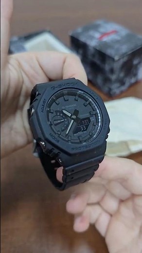 Relógio Casio G Shock Carbon Core Guard Masculino GA-2100-1A1DR