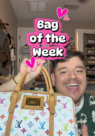 I have to thank my girl @Yomie for this beautiful bag she gifted me! Unboxing coming this week! Give her a follow if you love luxury bags. I am so happy we are BACK for another bag of the weeeeeeekkkkkkkkk 🎶💖 I went with pink this week as I missed plush color Wednesday from @Library Scott! I would love to see everyone’s bag of the week in my comments. If you make your own video please tag me so I can add to my stories! #louisvuitton #PopMart #Labubu #fashionbags #BlindBox