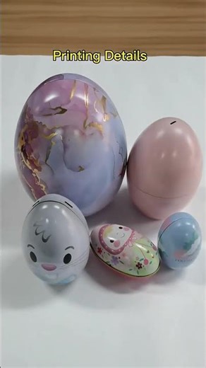 Custom Egg-Shaped Tins | Bulk Orders & Multiple Sizes!