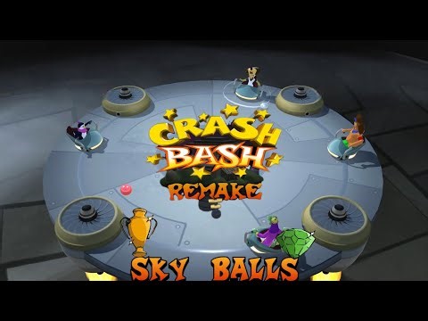 Crash Bash Remake Fan Game: Part 18: Sky Balls