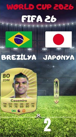 🇧🇷 Brazil vs 🇯🇵 Japan | FIFA 26 Ratin gs Predict the Winner! #Brazil #Japan #FIFA26 #EAFC26#WorldCup