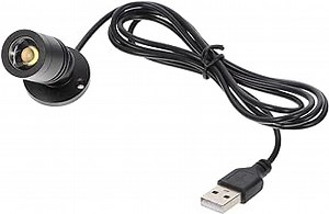 Uonlytech Small LED Spotlight Jewelry Showcase Small LED Spot Light USB- Powered Spotlight for Jewelry, White Light