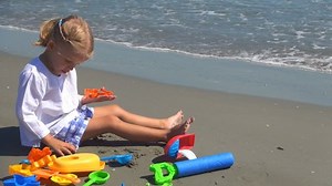 Child Playing Sand On Beach Little Stock Footage Video (100% Royalty-free) 2784400 | Shutterstock