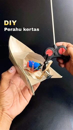 diy mainan perahu kerta remote contro #diy #toys #amazing #ideas