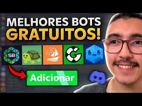 5 MELHORES BOTS GRATUITOS para SERVIDOR de Discord em 2025!