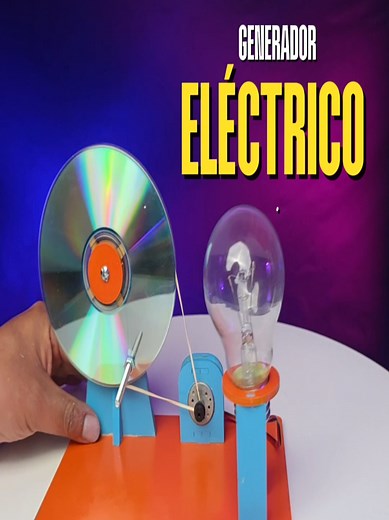 Proyecto generador eléctrico: cómo generar electricidad con movimiento manual