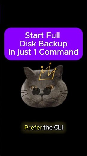 Full Drive Backup from Command Prompt – just 1 command💥#pcupgrade #fullbackup #windowsbackup