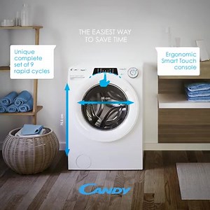 87 reactions · 13 shares | Are you forced to choose whether to save time or obtain a flawless washing result? With the new Candy RapidÓ washing machine and its unique and complete set of 9 quick cycles, you won't have to make compromises. #SimplifyYourDay #CandyItaly #WashingMachine #RapidÓ | Candy | Facebook
