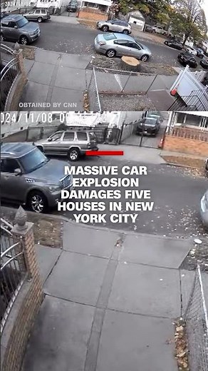 Massive car explosion damages five houses in New York City