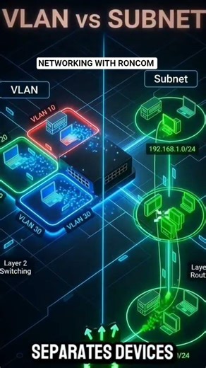vlan vs subnet in networking