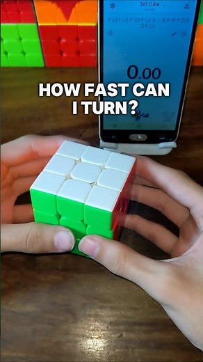 How fast can I turn🤯 #rubikscube #cubing #foryou #shorts