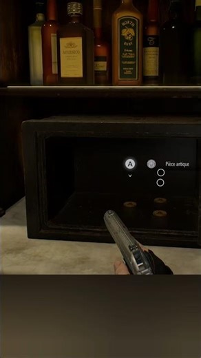 How do I open the safe in the Lounge Bar in Resident Evil Requiem? #residentevilrequiem