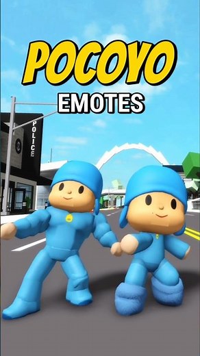 POCOYO EMOTES DANCE Di Brookhaven #roblox #badrolblox