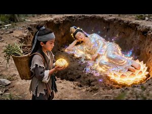 Useless boy finds sleeping beauty while herb gathering, eats giant bun and reaches peak success.